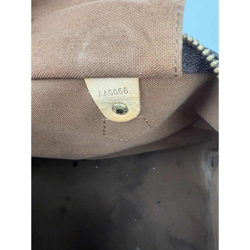 Louis Vuitton Monogram Speedy 35 Bag in Brown Coated Canvas 2006 S - Picture 15 of 16